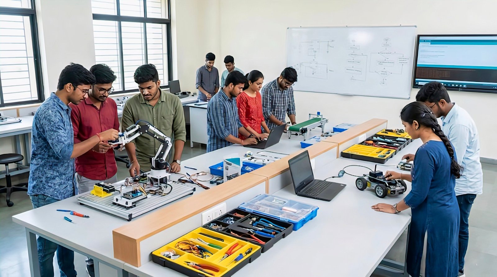 Smart Robotics Lab with hands-on student projects