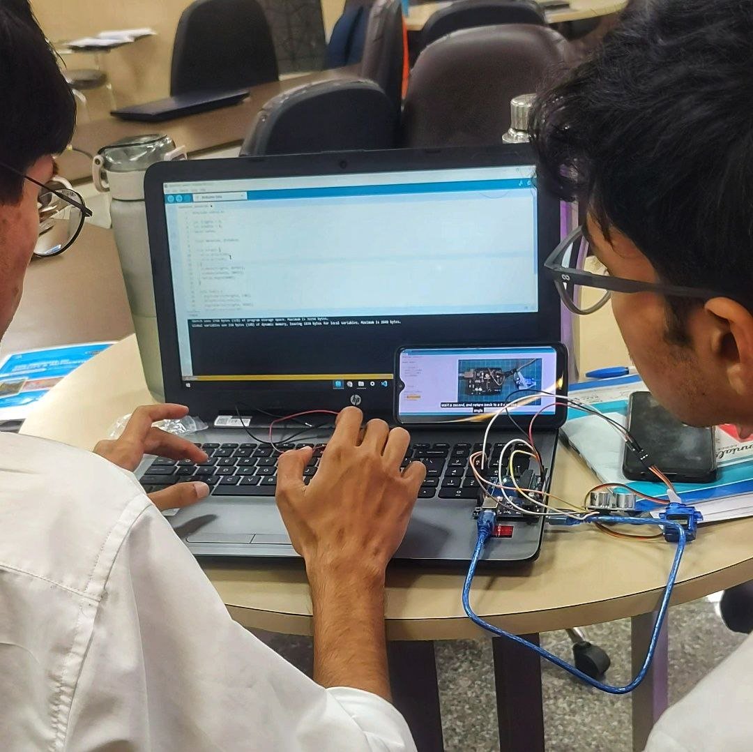 Students in Robotics Lab
